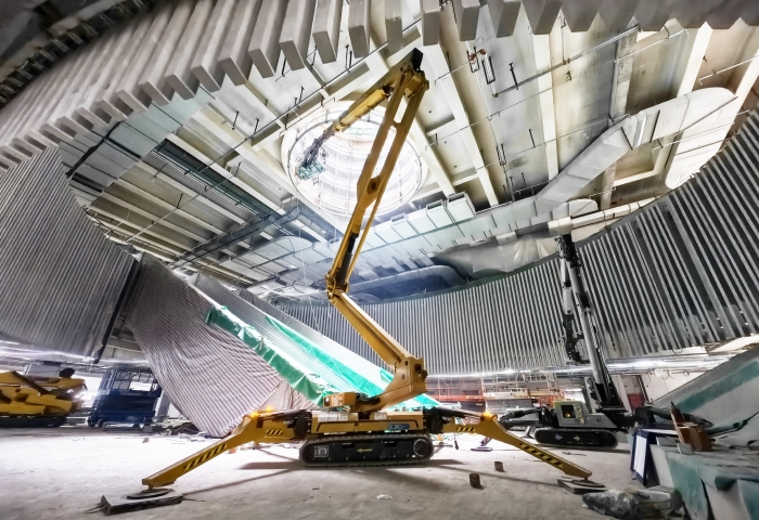 狭窄+跨障？徐工XGA26X-Li“蜘蛛侠”专治难题