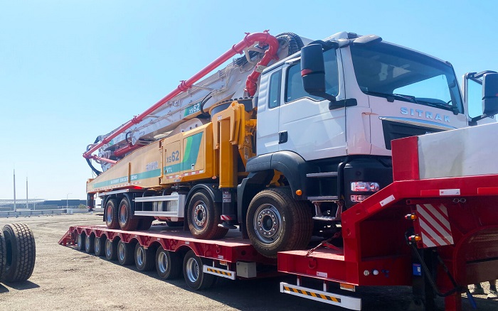 徐工泵车交付乌兹别克斯坦助力基建升级