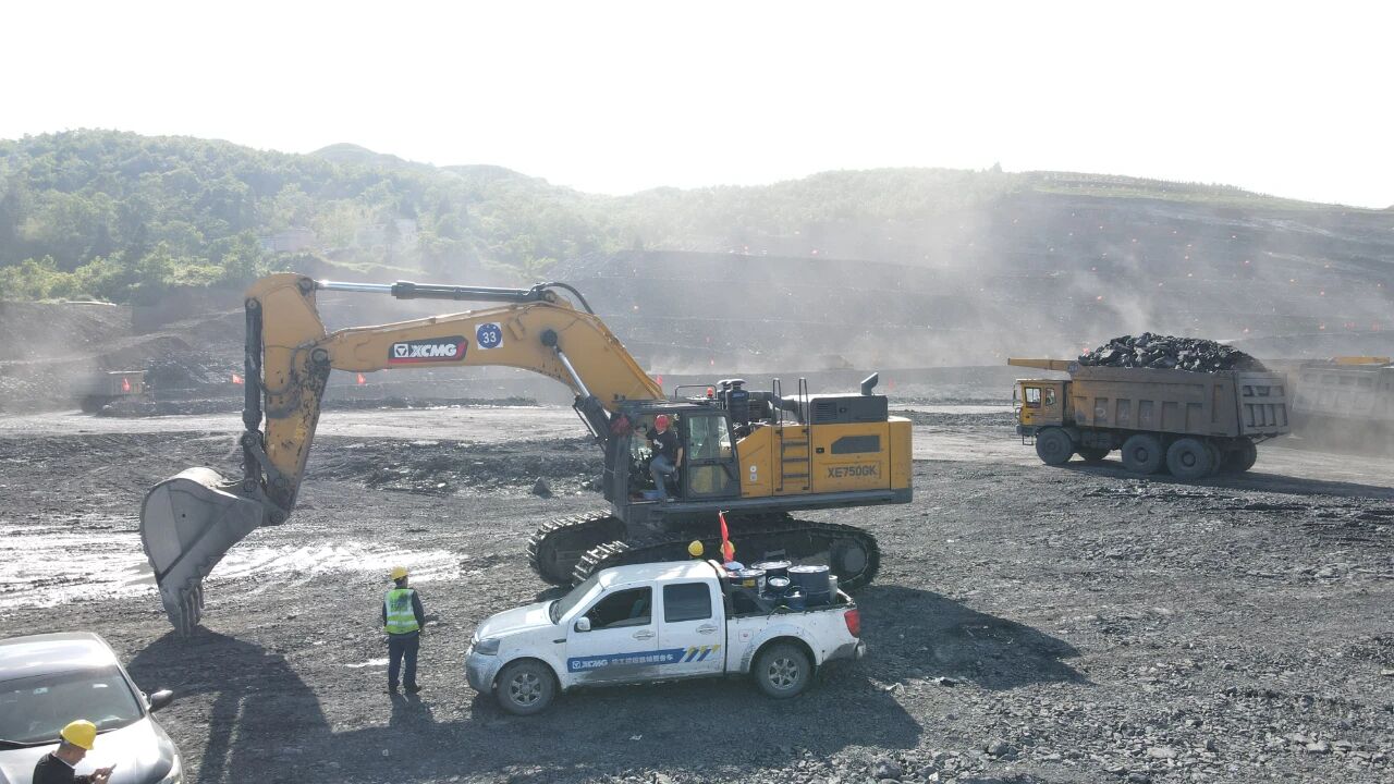 徐工XE750GK矿山“高效劳模”实绩亮眼，助力煤矿降本增效