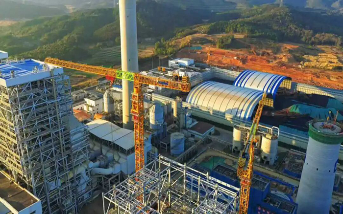 火电建设首选！徐工双塔提速国家电投2x1000MW机组扩建